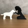 WhatsApp-Image-2023-01-04-at-11.13.22.jpeg Girl and her Labrador Retriever (wavy hair) for 3D printer or laser cut