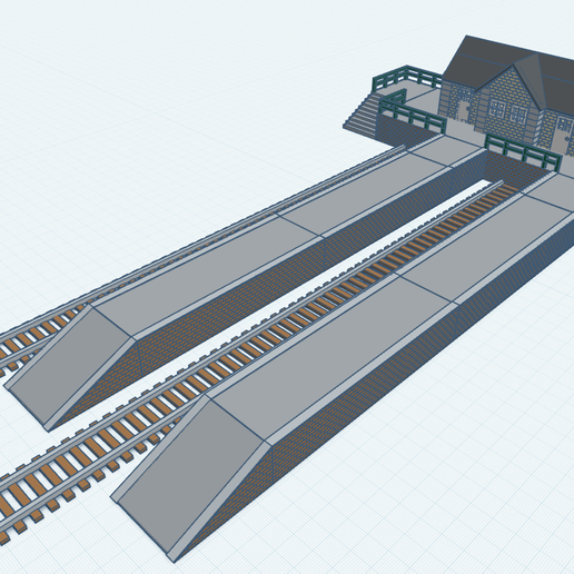 HO/OO Scale Terminal Station