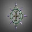EternalFlamesPrint_frame_0030_wireframe.jpg Kingdom Hearts Axel Eternal Flames Chakrams for Cosplay