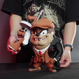 Taz_21_01.png Taz the Tasmanian Devil – Peaky Blinders Urban Vibes |  No AMS / Multi-Part / 3MF