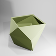 Faceted-Low-Poly-Planter-Tall-Variant.png Faceted Low-Poly Planter Set