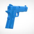 029.jpg Remington 1911 Enhanced pistol from the game Tomb Raider 2013 3D print model3