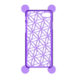iphone7_cover_fol.stl Very thin iPhone 7 case with tactile feel - Flower of Life design