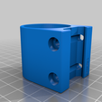Ar3amas-PicatinnyCylinderHolder-21mmClosedClamp-L34mm75-D32mm2-edges.png Suporte de cilindro Picatinny personalizável - Braçadeira aberta para calha Pic de 0,835 pol. e 21 mm