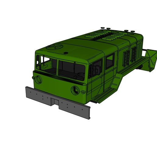 MAZ 545 / 537 double cabin double cabin 1/14