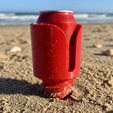 fotolatt.png Screw‑in Beach Holder for 33cl Cans