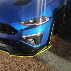 20211226_181145.jpg Ford Mustang (2015 - 2023) Lip Bumper Splitter