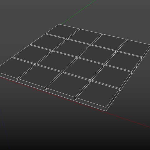 Acousik panel 3D model