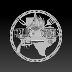 cooker.jpg STL file cookers logo・3D printer model to download