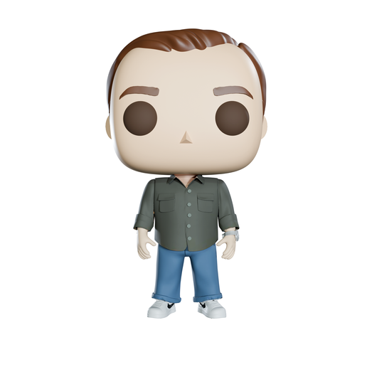 Funko pop man 3D model