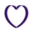 Wholesome-10152025-21_silhouette_cutter_2mm.stl You Win Wholesome Positive Kind Heart Shaped Message Cookie Cutter and Stamp