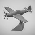 P51-2.jpg Minimalist P-51 Mustang - 3D Printable STL Model