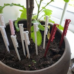 Photo.jpg Free STL file Etiquettes de jardinage en francais / French Gardening labels・Object to download and to 3D print