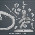 genji9.jpg Overwatch collectible Genji Baihu figurine mini for 3d printing 3D print model