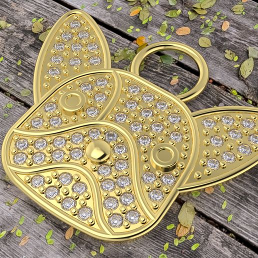 Dog pendant 3D model