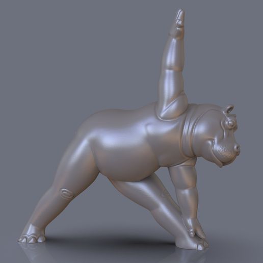 Yoga Hippo 3D model