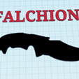 falchion.png Falchion knife Silhouette