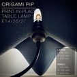 Origami-PIP_table-lamp_bottom.jpg ORIGAMI  PIP |  Table Lamp E14, E26, E27 print-in-place