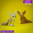Fennec_flexi_toy_1.jpg Fennec fox realistic articulated flexi toy (#41)