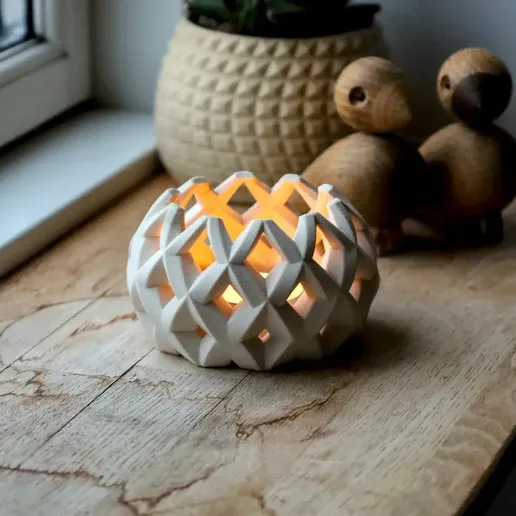 STL file Elegant tealight 🔦 ・Template to download and 3D print・Cults