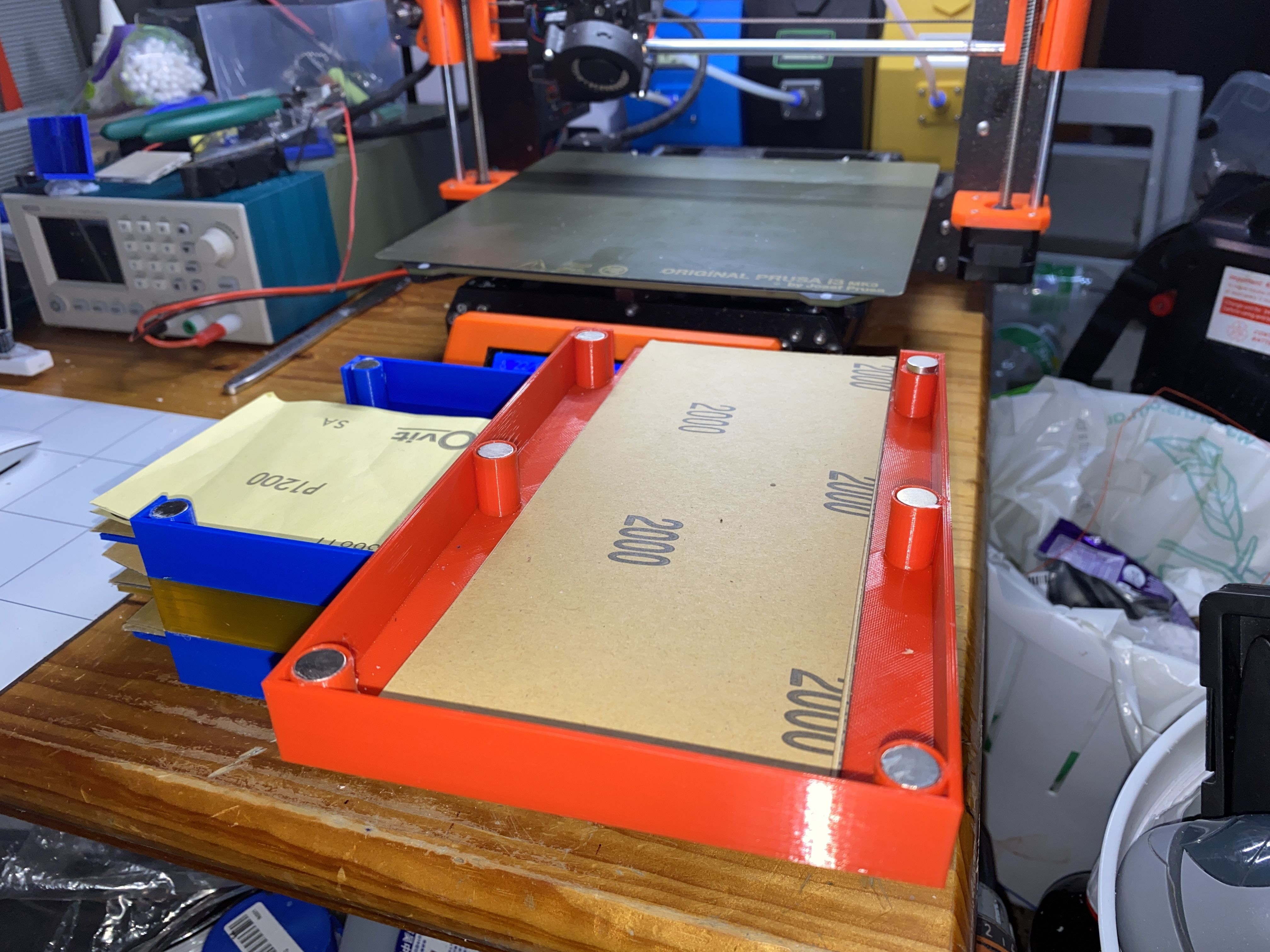 Download free GCODE file Sandpaper Holder with • 3D printer