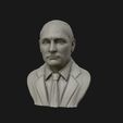 02.jpg 3D Sculpture of Vladimir Putin 3D printable model