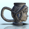 30.png Princess with crown and horns dice mug (9) - Holder Beer Can Storage Container Tower Soda Box DnD RPG Boardgame 33cl 25cl 12oz 16oz 50cl Beverage