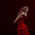 Preview5.jpg Final Fantasy 7 Remake - Aerith Gainsborough Red Dress Version 3D print model