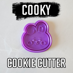 COOKY-CC.png BT21 COOKY COOKIE CUTTER & STAMP