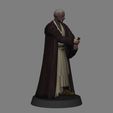 04.jpg Obi Wan Kenobi - Starwars LOW POLY 3D PRINT