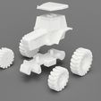 Renders 2.jpg Fichier STL gratuit Facile à imprimer Tracteur générique (esc: 1: 100)・Modèle à télécharger et à imprimer en 3D