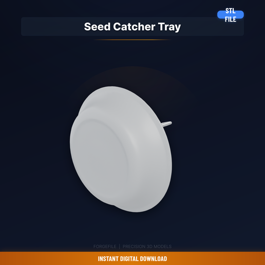 Bird Feeder Seed Catcher Tray, Attaches Below Feeder, - 3D Printable STL File