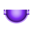 Foxy eyelid bottom L.stl FNAF Foxy  the pirate fox animatronic