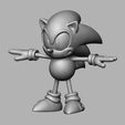 Pop-3D-Bank-Sonic1-d.jpg Sonic the Hedgehog (T Pose) - 3D-Druck Modell mit Textur
