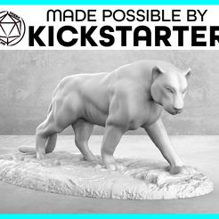 Panther_Casual_Ad_Graphic-01-01.jpg STL-Datei Panther - Lässige Pose - Tabletop-Miniatur kostenlos・3D-druckbare Vorlage zum herunterladen