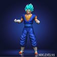 Vegito-16.jpg Vegito Super Saiyan Blue Dragon Ball 3D Printable
