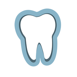 model.png STL file Tooth Cookie Cutter・3D printer model to download
