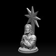 a20.jpg Statue of Jesus praying 2 3D print model