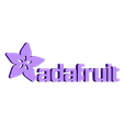 adafruit-Logo.stl Adafruit Industries Logo
