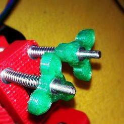 winged2_display_large.jpg Free 3D file Wing addition to the M3 nut・3D printer design to download