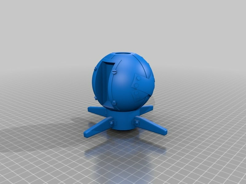 0299a9849d3fa6e3fd0965f3ee9e006a.png Download free STL file Fortnite Clinger Grenade (No Paint - Single Extruder) • 3D printing model, amarkin