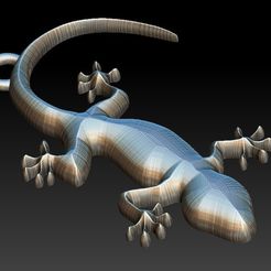 Gecko.jpg Download free STL file Gecko • 3D printing object, Majs84