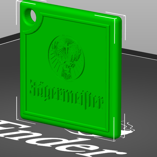 Jagermaister Keychain 3D model