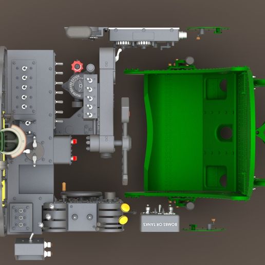 r35.jpg P38 lightning HD work complete cockpit