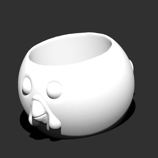 Hen - pot / potato pots - 3D model önizlemesi