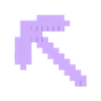 pico minecraft.STL minecraft pickaxe/ Pico de minecraft