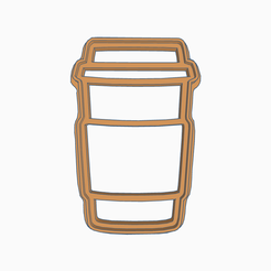 Swanky Habbi-Vihelmo.png STL-Datei STARBUCKS COFFEE GLASS COOKIE CUTTER・3D-druckbares Modell zum Herunterladen
