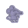 Emily.png Peppa Pig Full Character Set Cookie Cutter (For Personal Use)