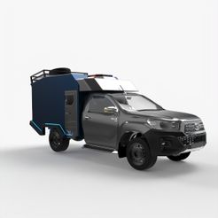 Module-Police-001.107.jpg Toyota Hilux Single Cab with 3D Police-Emergency Module - Off-Road Version