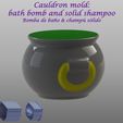 3.jpg cauldron MOLD: BATH BOMB, SOLID SHAMPOO